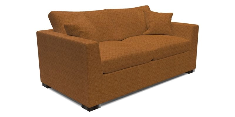 Wadenhoe 3 Seater Sofa Bed in Two Tone Plain Biscuit
