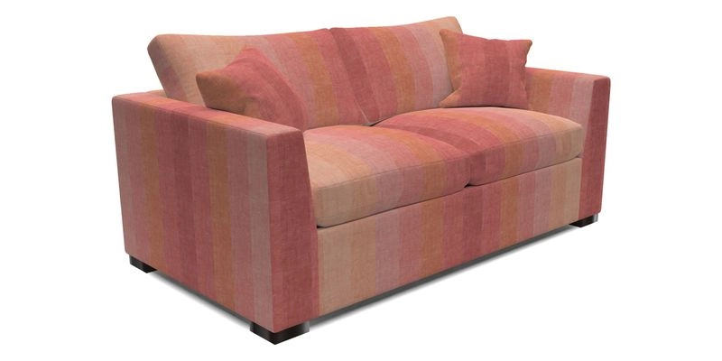 Wadenhoe 3 Seater Sofa Bed in Two Tone Plain Biscuit