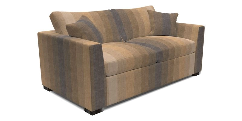 Wadenhoe 3 Seater Sofa Bed in Two Tone Plain Biscuit