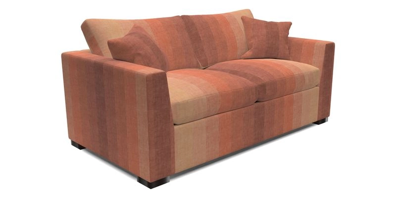 Wadenhoe 3 Seater Sofa Bed in Two Tone Plain Biscuit