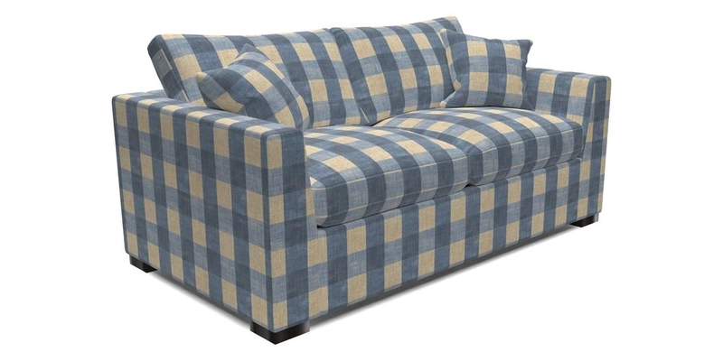 Wadenhoe 3 Seater Sofa Bed in Two Tone Plain Biscuit