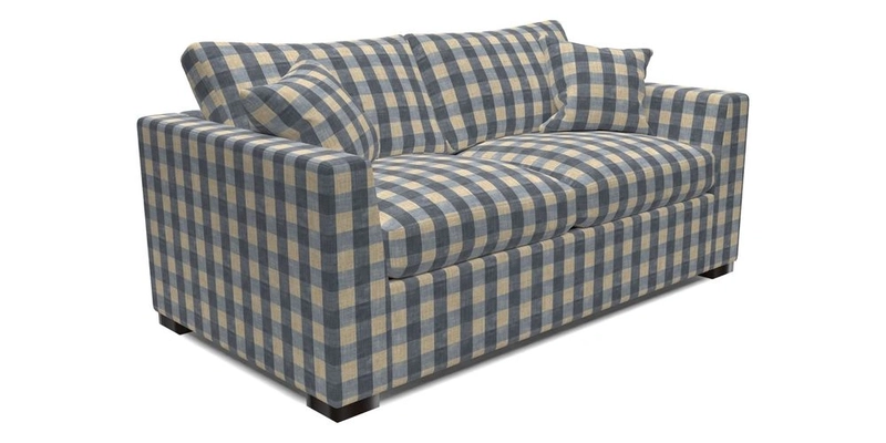 Wadenhoe 3 Seater Sofa Bed in Two Tone Plain Biscuit