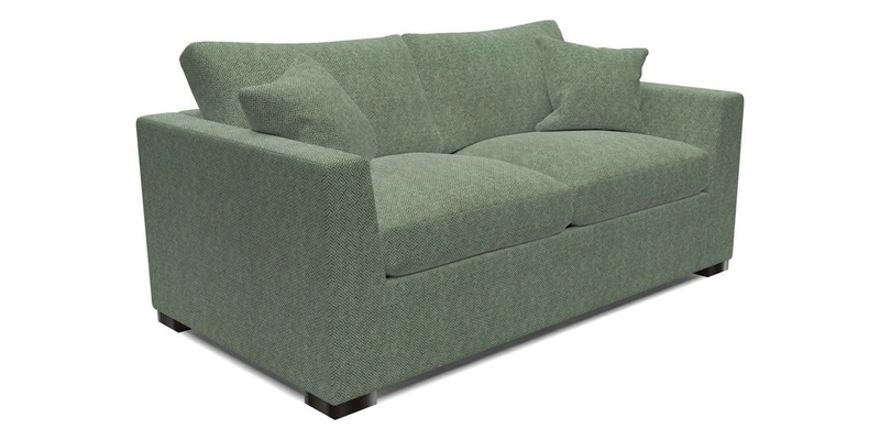 Wadenhoe 3 Seater Sofa Bed in Two Tone Plain Biscuit