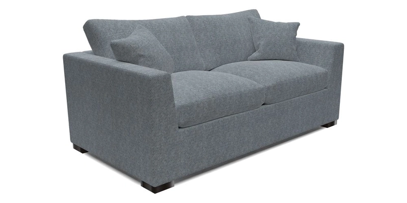 Wadenhoe 3 Seater Sofa Bed in Two Tone Plain Biscuit
