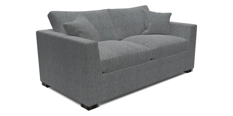 Wadenhoe 3 Seater Sofa Bed in Two Tone Plain Biscuit