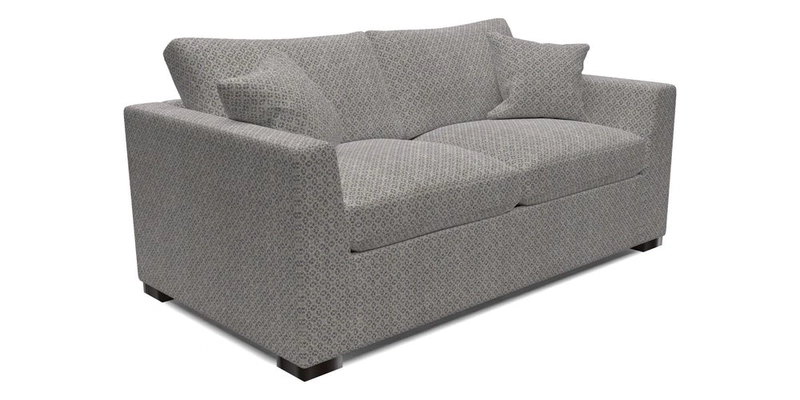 Wadenhoe 3 Seater Sofa Bed in Two Tone Plain Biscuit
