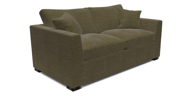 Wadenhoe 3 Seater Sofa Bed in Two Tone Plain Biscuit