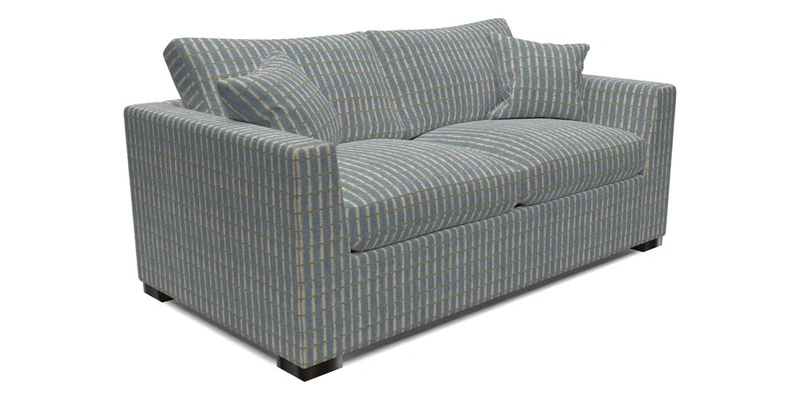 Wadenhoe 3 Seater Sofa Bed in Two Tone Plain Biscuit