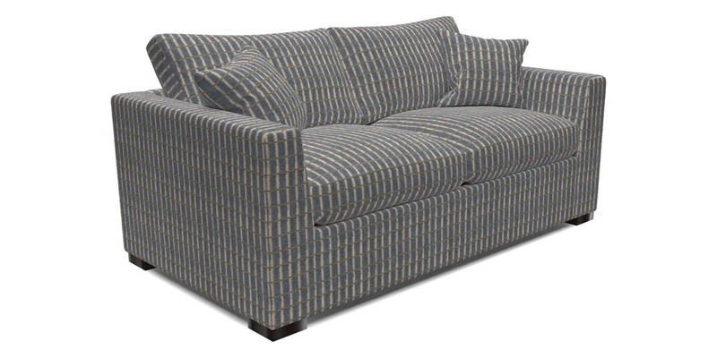 Wadenhoe 3 Seater Sofa Bed in Two Tone Plain Biscuit