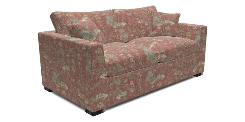 Wadenhoe 3 Seater Sofa Bed in Two Tone Plain Biscuit