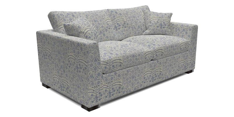 Wadenhoe 3 Seater Sofa Bed in Two Tone Plain Biscuit