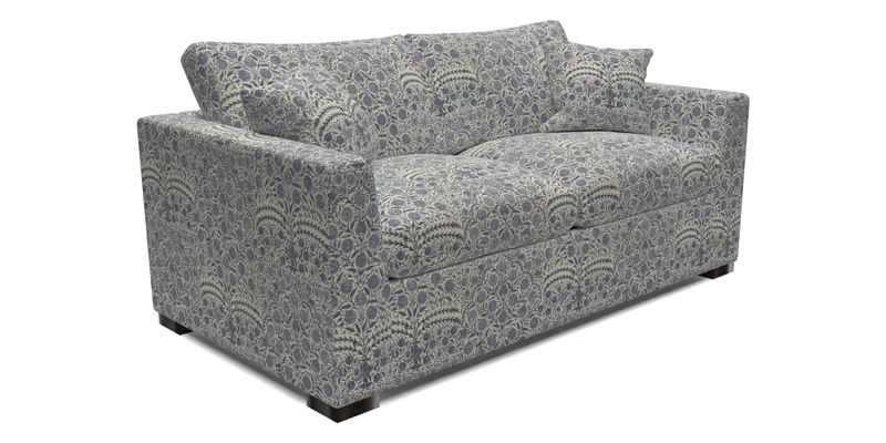 Wadenhoe 3 Seater Sofa Bed in Two Tone Plain Biscuit