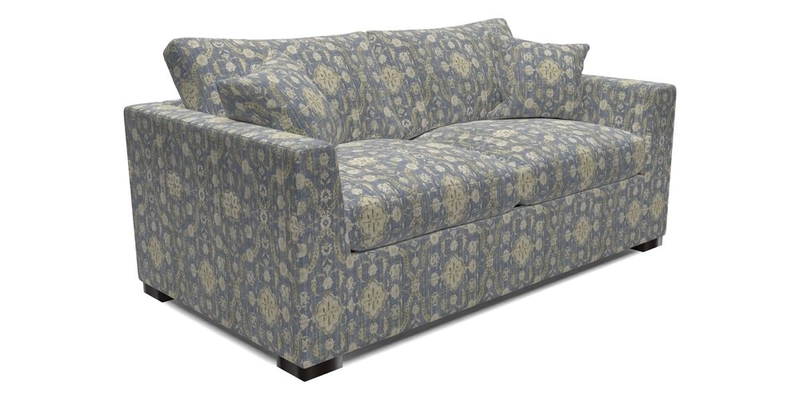 Wadenhoe 3 Seater Sofa Bed in Two Tone Plain Biscuit
