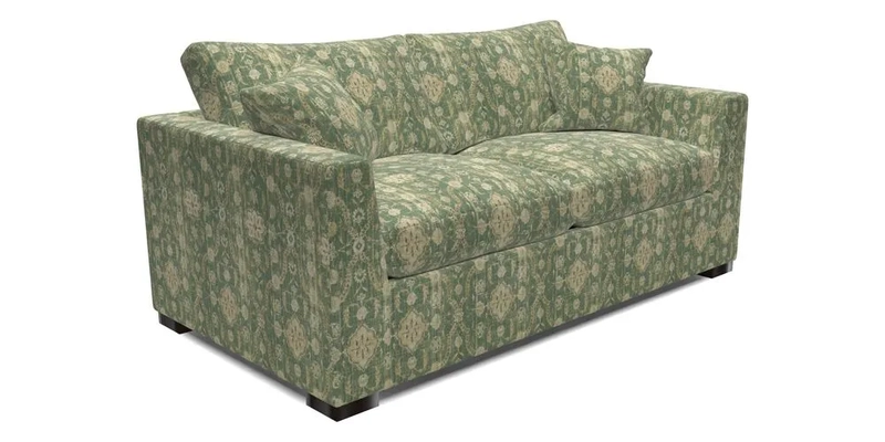 Wadenhoe 3 Seater Sofa Bed in Two Tone Plain Biscuit