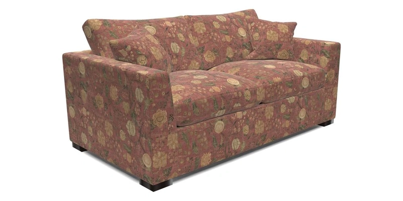 Wadenhoe 3 Seater Sofa Bed in Two Tone Plain Biscuit