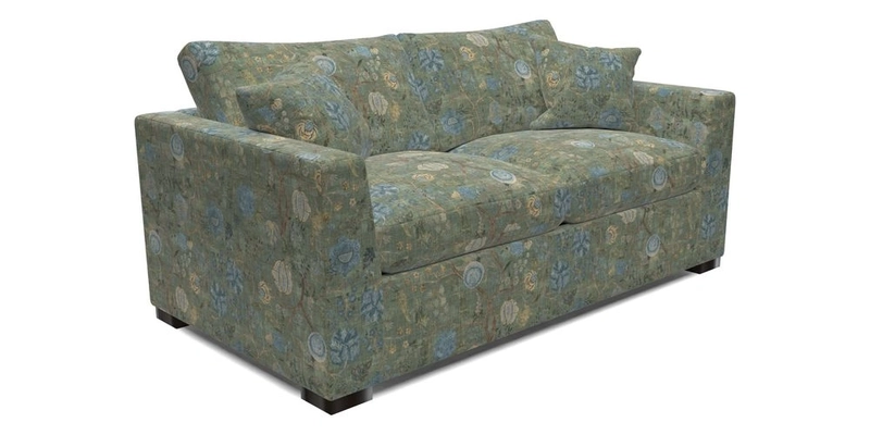 Wadenhoe 3 Seater Sofa Bed in Two Tone Plain Biscuit