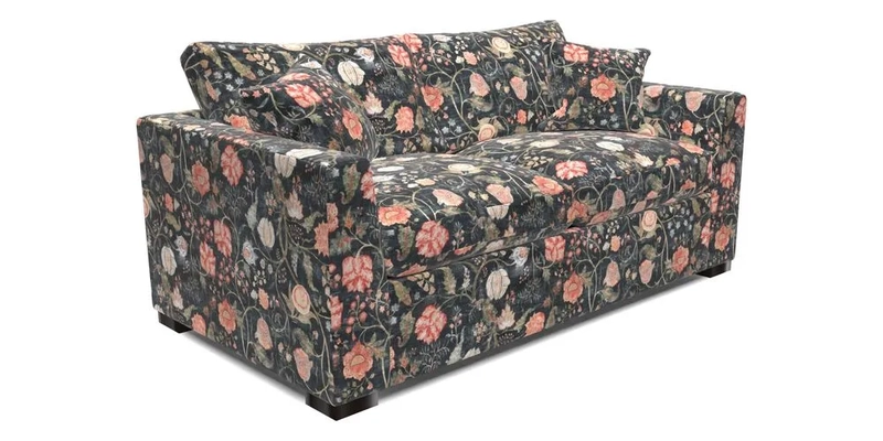 Wadenhoe 3 Seater Sofa Bed in Two Tone Plain Biscuit