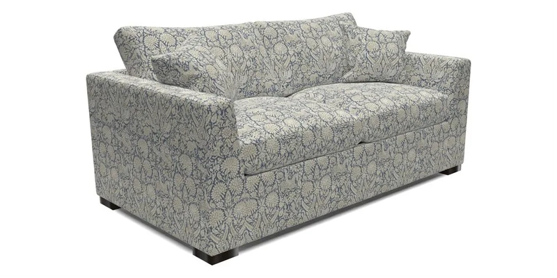 Wadenhoe 3 Seater Sofa Bed in Two Tone Plain Biscuit