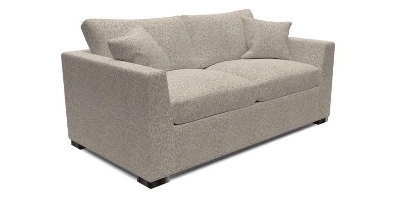 Wadenhoe 3 Seater Sofa Bed in Two Tone Plain Biscuit