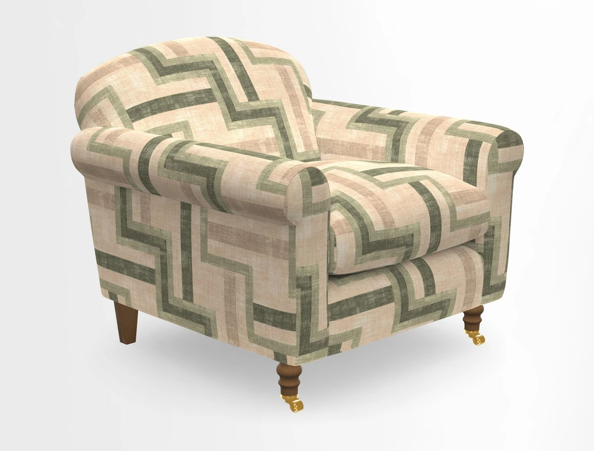Walberswick Chair in Two Tone Plain Biscuit