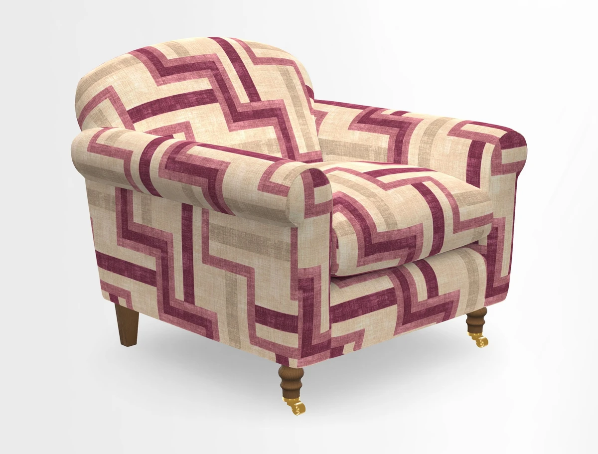 Walberswick Chair in Two Tone Plain Biscuit