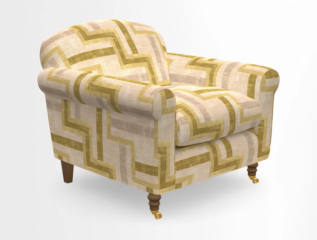 Walberswick Chair in Two Tone Plain Biscuit
