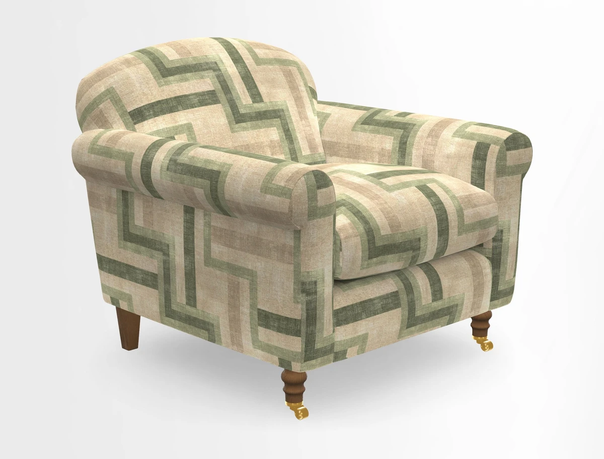 Walberswick Chair in Two Tone Plain Biscuit