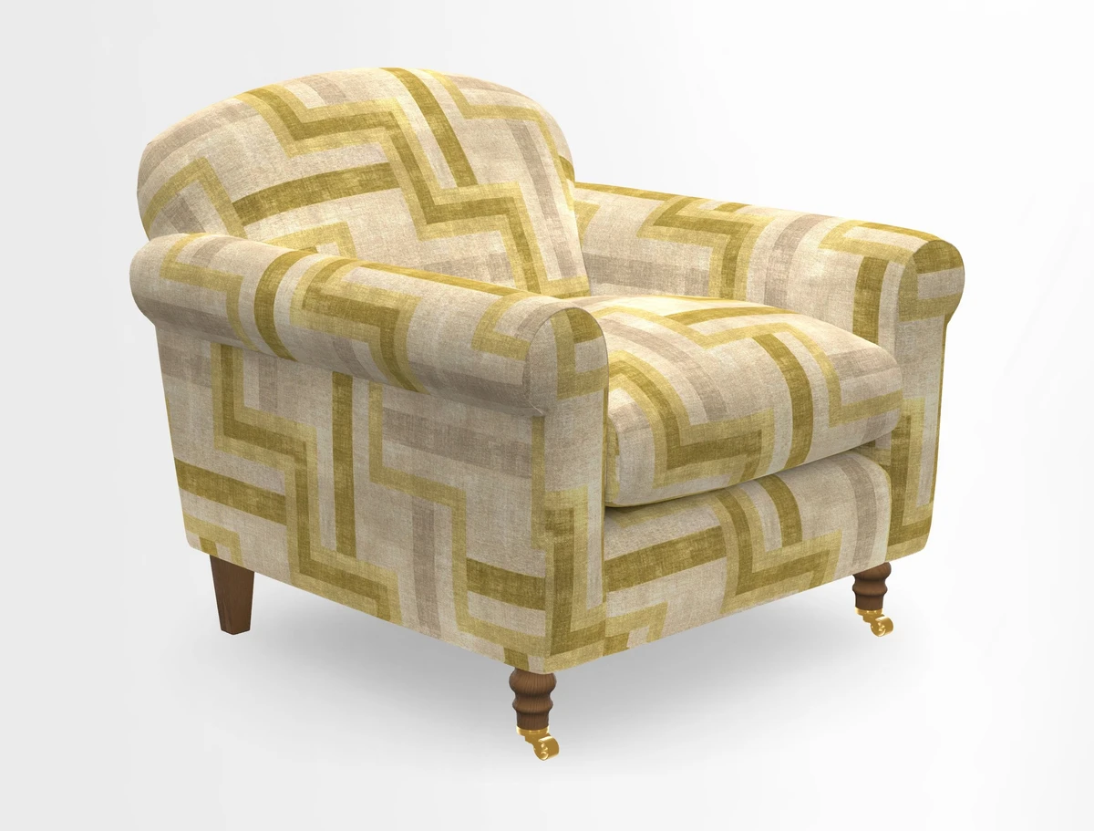 Walberswick Chair in Two Tone Plain Biscuit