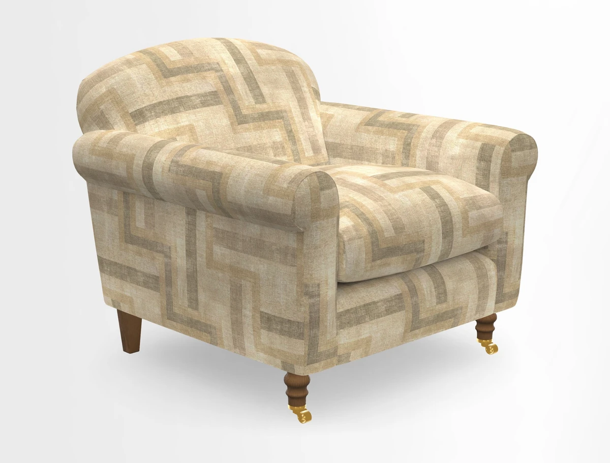 Walberswick Chair in Two Tone Plain Biscuit