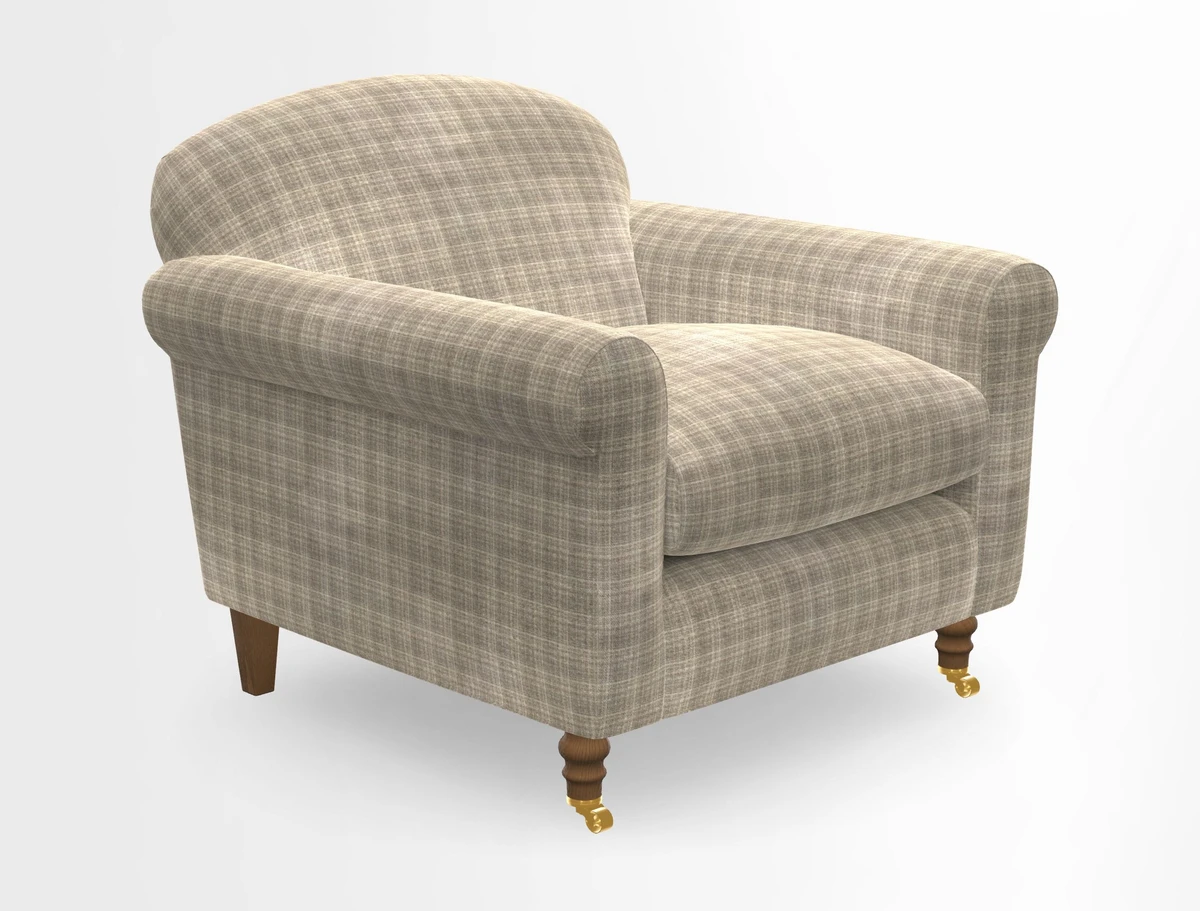 Walberswick Chair in Two Tone Plain Biscuit