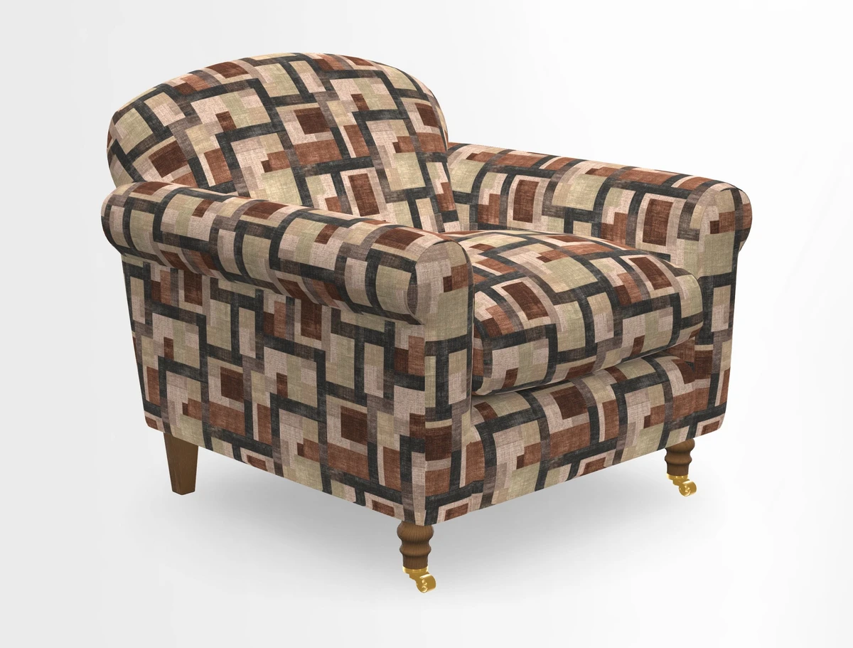 Walberswick Chair in Two Tone Plain Biscuit