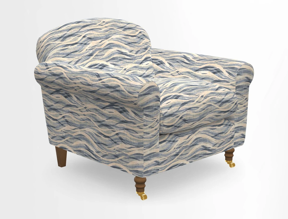Walberswick Chair in Two Tone Plain Biscuit