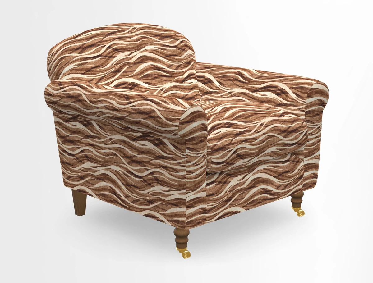 Walberswick Chair in Two Tone Plain Biscuit