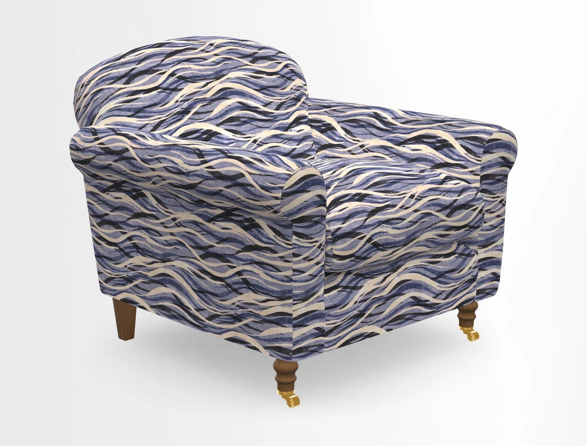 Walberswick Chair in Two Tone Plain Biscuit