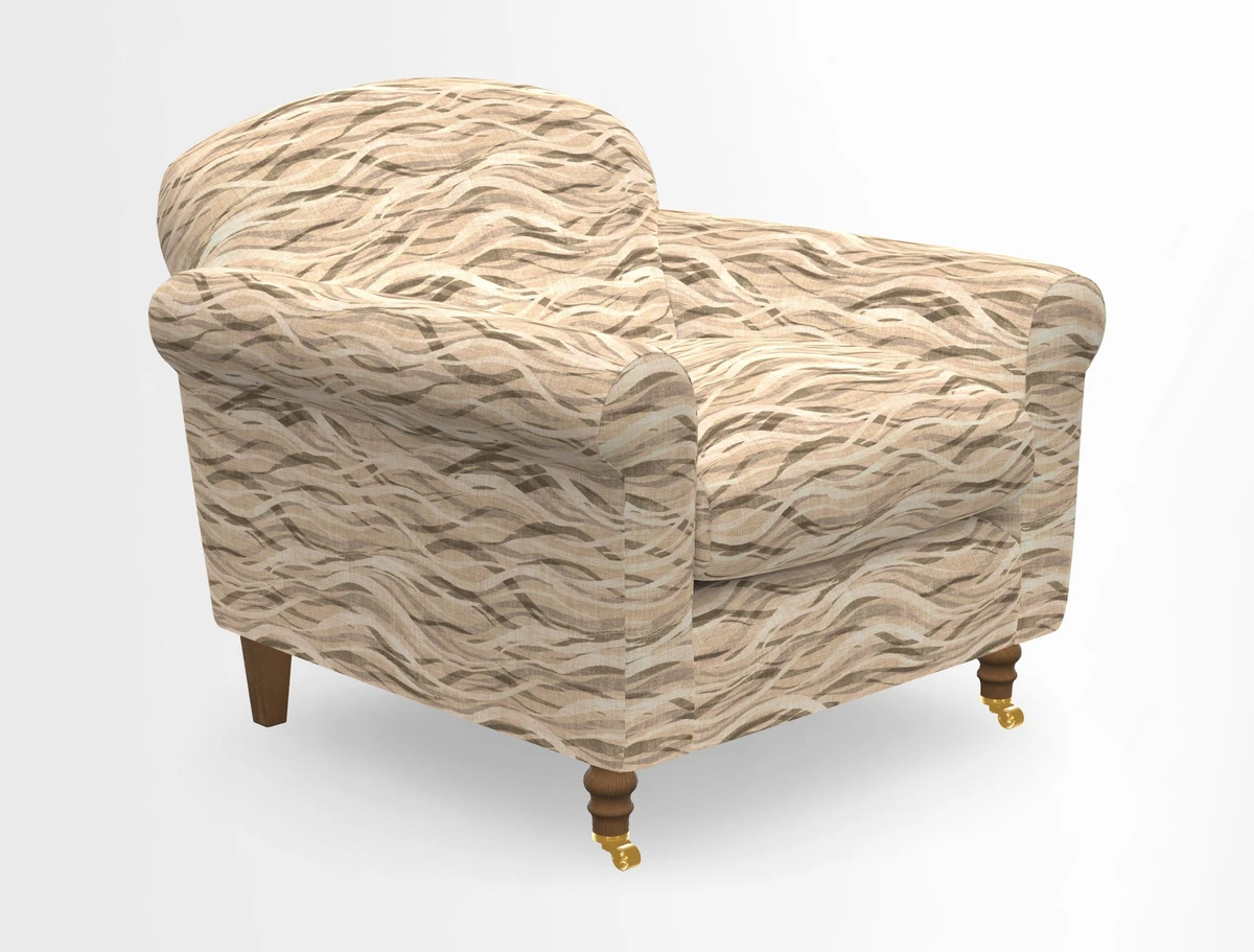 Walberswick Chair in Two Tone Plain Biscuit