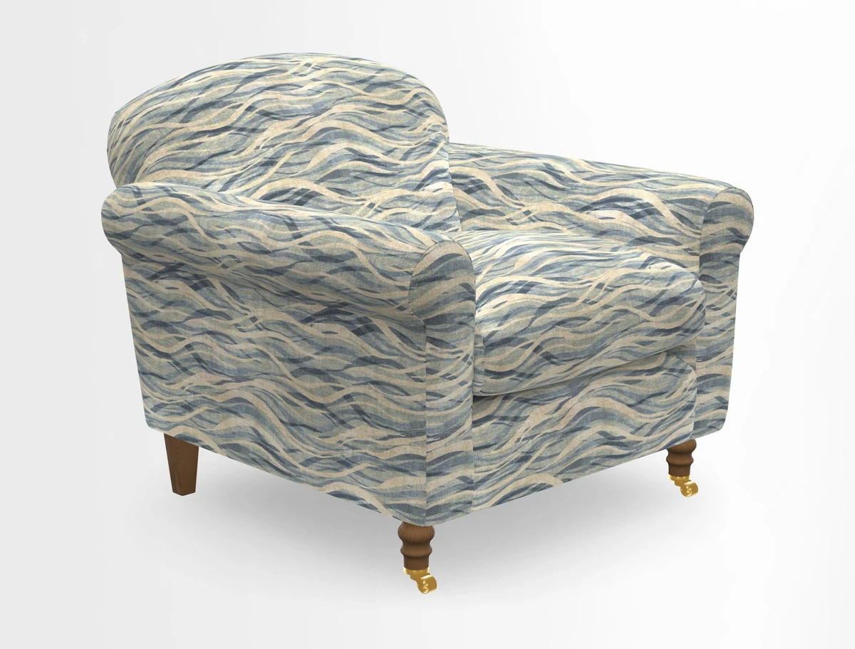 Walberswick Chair in Two Tone Plain Biscuit