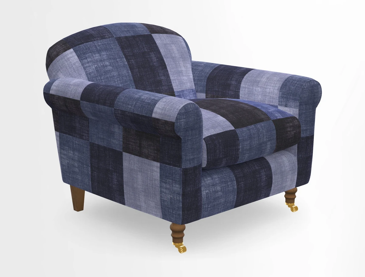 Walberswick Chair in Two Tone Plain Biscuit