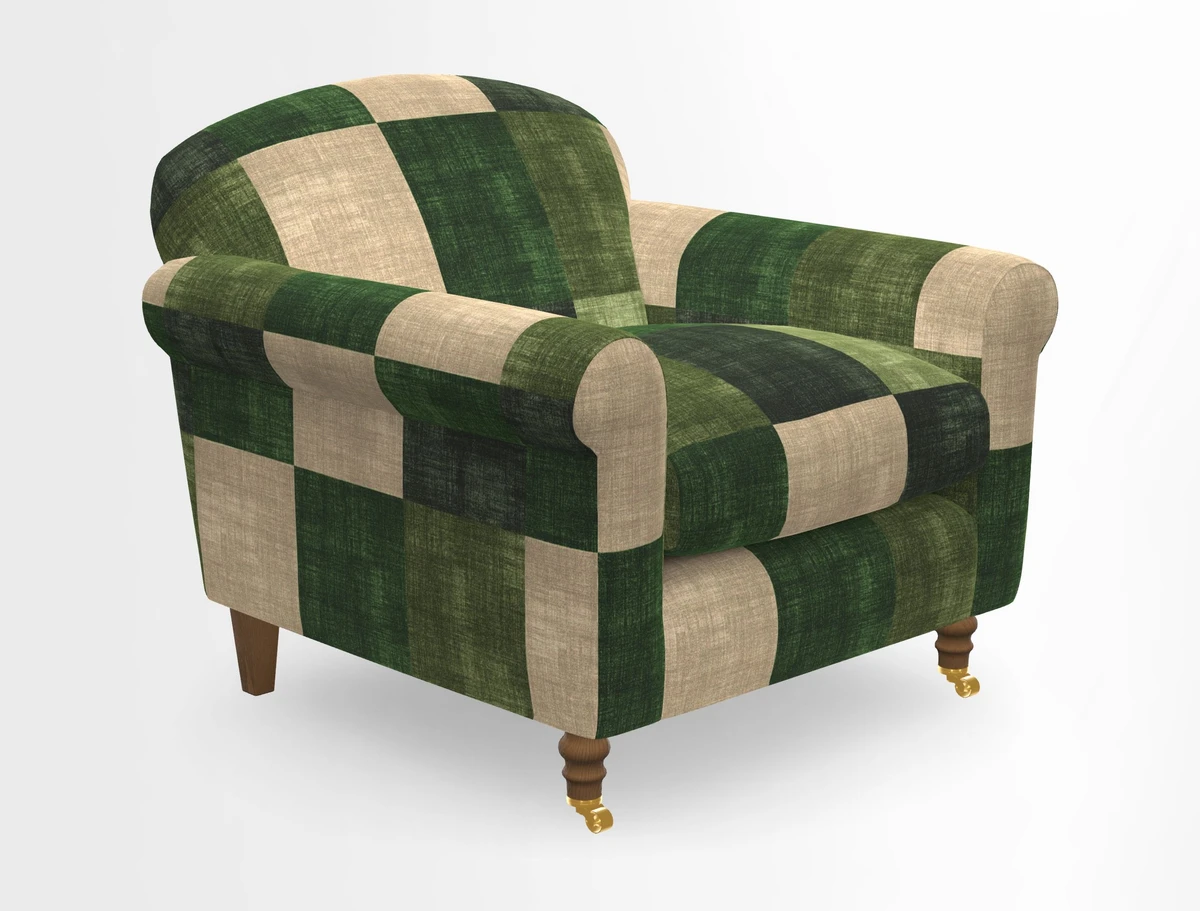 Walberswick Chair in Two Tone Plain Biscuit