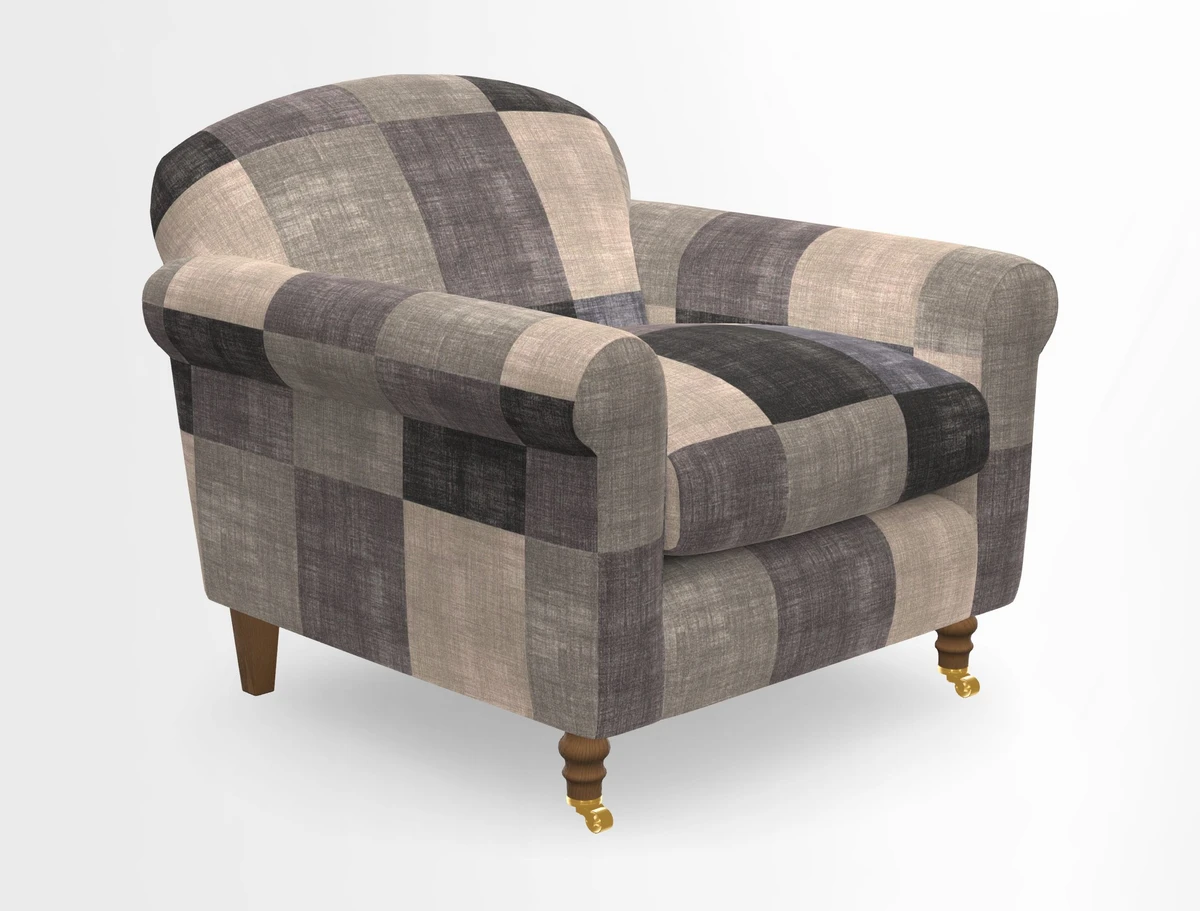 Walberswick Chair in Two Tone Plain Biscuit