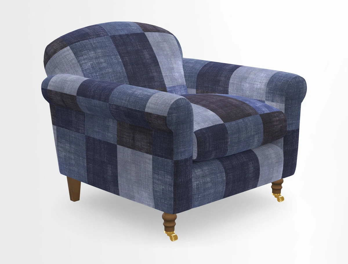 Walberswick Chair in Two Tone Plain Biscuit