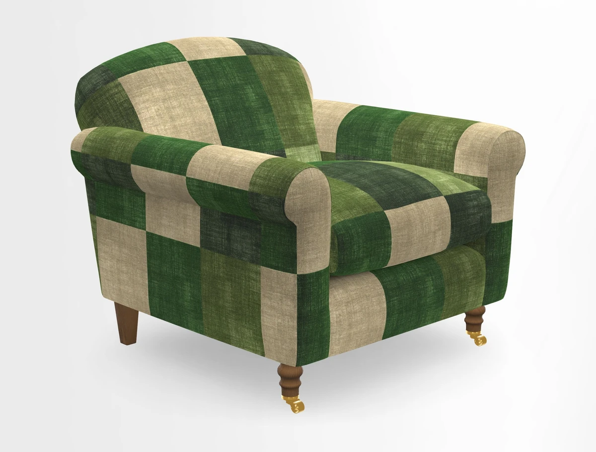 Walberswick Chair in Two Tone Plain Biscuit