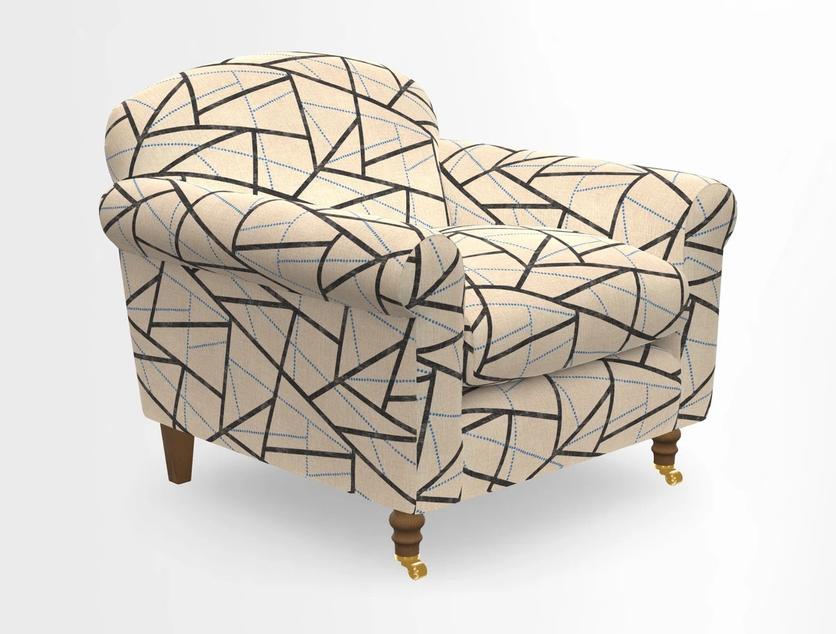 Walberswick Chair in Two Tone Plain Biscuit