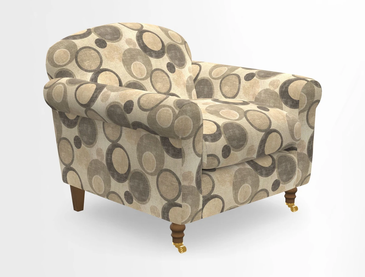 Walberswick Chair in Two Tone Plain Biscuit