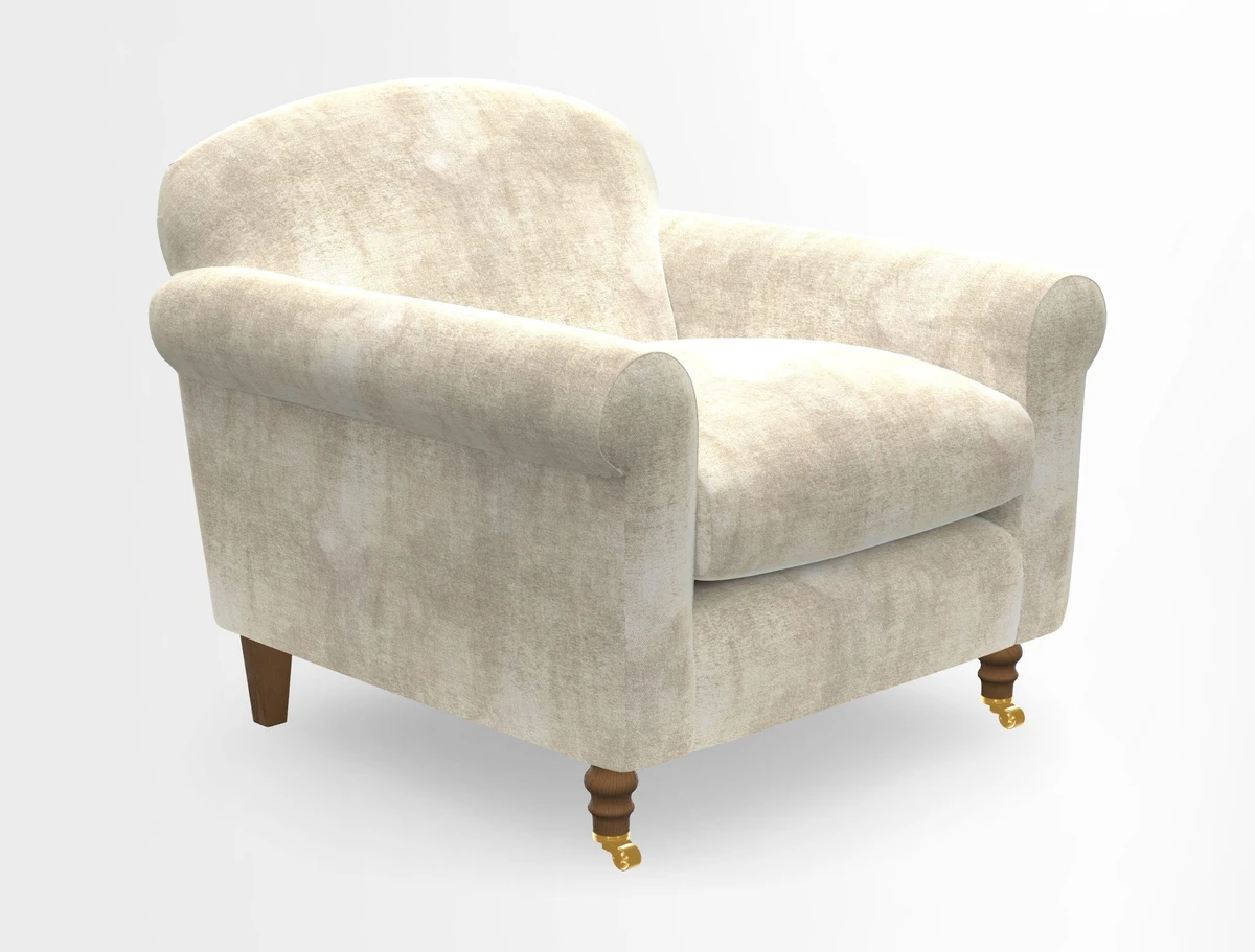Walberswick Chair in Two Tone Plain Biscuit