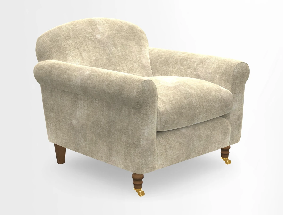Walberswick Chair in Two Tone Plain Biscuit