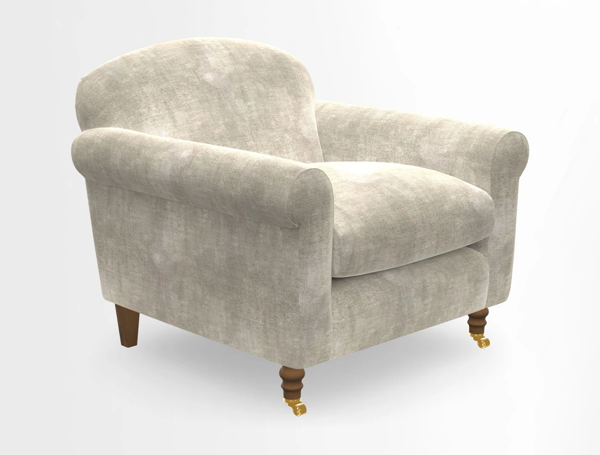 Walberswick Chair in Two Tone Plain Biscuit