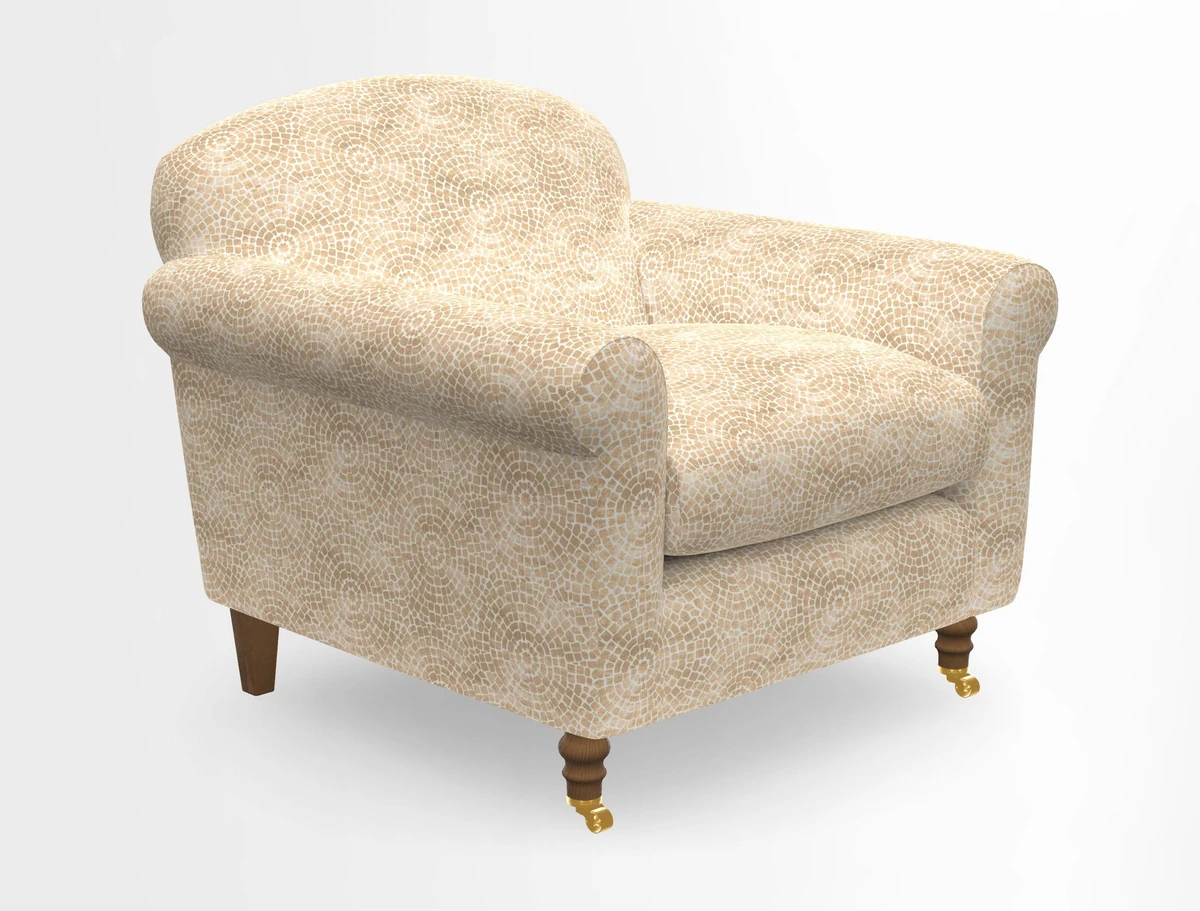 Walberswick Chair in Two Tone Plain Biscuit