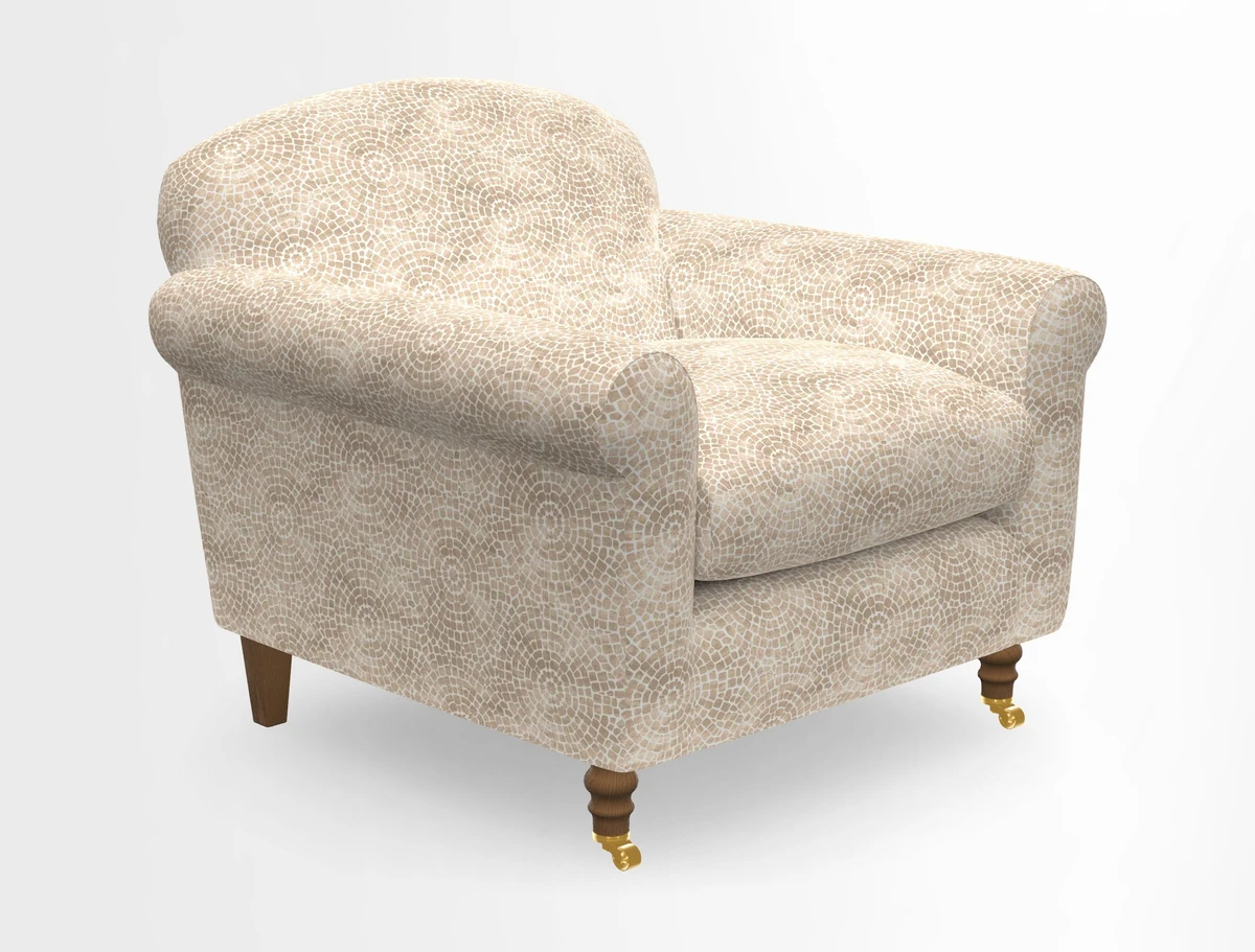 Walberswick Chair in Two Tone Plain Biscuit
