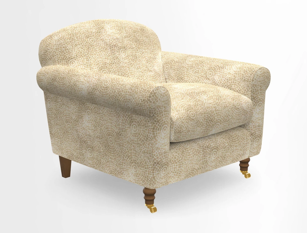 Walberswick Chair in Two Tone Plain Biscuit