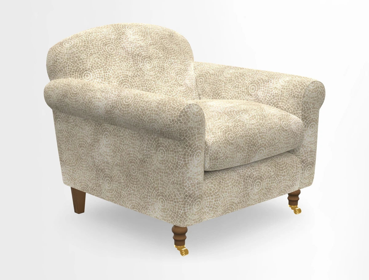 Walberswick Chair in Two Tone Plain Biscuit